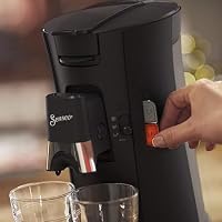 Philips Senseo Select ECO-Kaffeepadmaschine, schwarz/gefleckt - Wahl der Kaffeestärke plus Memo-Funktion, aus recyceltem Kunststoff (CSA240/20) – Ansicht 2