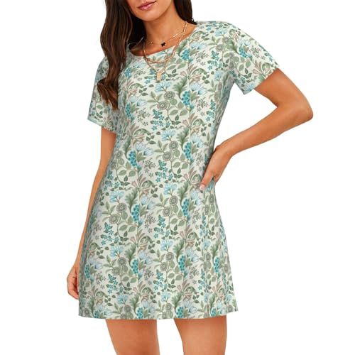 Chemise de nuit contre la transpiration nocturne vêtement femme frais