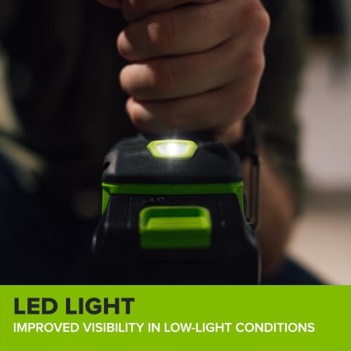 Image of Greenworks PowerAll 24V Cordless Brushless 1 /2 inch 400 in-lbs Drill /Driver, 20+1 Ratcheting Clutch, 2.0Ah USB-C Battery (12,000mAh Power Bank),30W USB-C Charger and Cable,10PC Titanium Drill Bit Set
