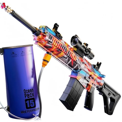 Electric Water Gun M416 with 15L Tank
