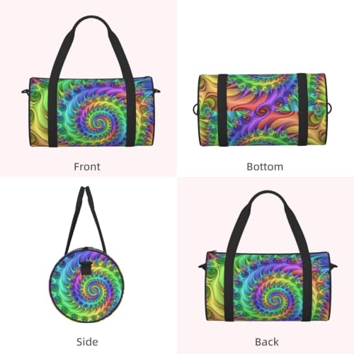 Sac à dos de sport imprimé tie-dye idéal pour voyage et vacances