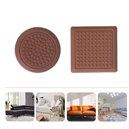 FAVOMOTO 16Pcs Almfadas de Mbília de Sile para Cadeira de Perna Prtetres de PisAut-AdesivAnti-Arranh