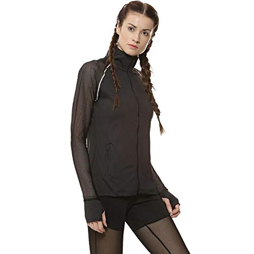 Image of PINACOLADA Women Netted Thumb Hole Sports Jacket