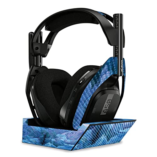 Image of MightySkins Carbon Fiber Skin Compatible with Astro A50 Wireless Headphones + Base Station (Gen 4) - Typhoon | Protective, Durable Textured Carbon Fiber Finish | Easy to Apply | Made in The USA