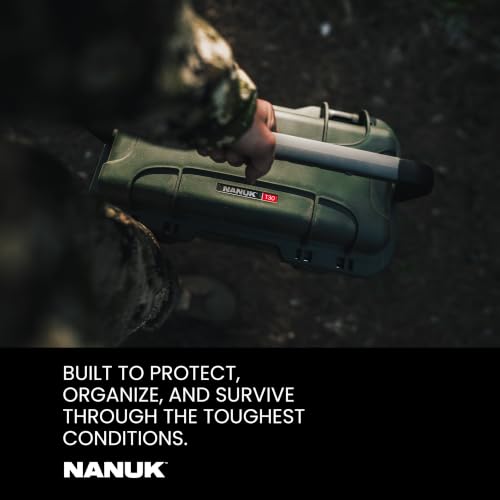 Image of NANUK T30 Waterproof Storage Box - Compact Camping Storage & Gear Box for Outdoor, Marine & Boat Use (16L) - Dustproof, Impact-Resistant Hard Case (16.5 inch x 9.3 inch x 12.5 inch) - Orange