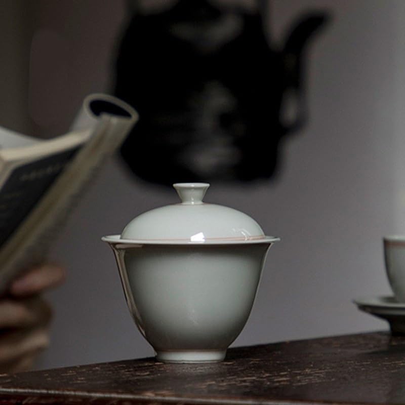 Matcha kubki ceramiczne Kung Fu zaparzacz do herbaty chiński kubek do picia herbaty domowy kubek do picia herbaty salon miska do parzenia herbaty z pokrywką zestaw do herbaty zaparzacz kubek do