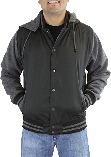 Image of ToBeInStyle Men's Polar Fleece Long Sleeve Zip Up Kangaroo Pocket Cold Weather Hoodie Jacket