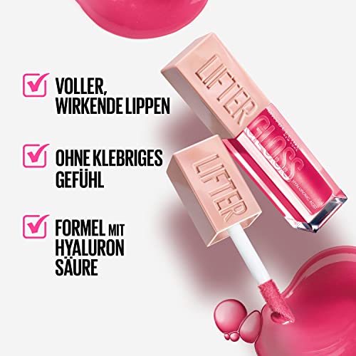 Image of Maybelline New York Lifter Gloss Hydrating Lip Gloss, Gummy Bear (Pack of 2)