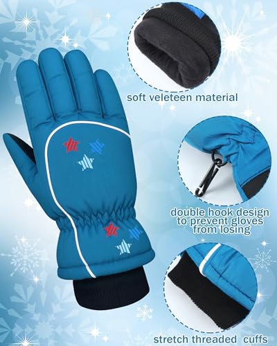 Image of Boao Winter Snow Ski Glove for Kid Waterproof