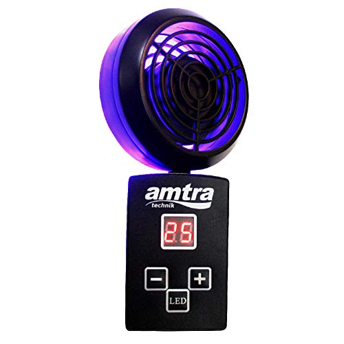 Amtra Borea 80 LED Aquarium Coolant Fan with LED Moon/Actinic Lighting System for 15 to 80 Liter Aquariums - Image 3