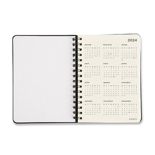 Planner Permanente Wire-O Melissa Financeiro Favo De Abelhas, Cicero