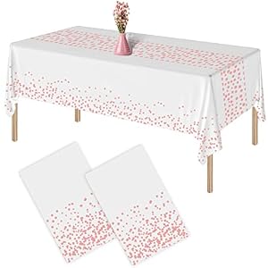 Vaktop Einweg Tischdecke 2 Stück Rosegold