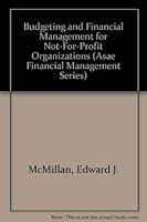 Budgeting and Financial Management Handbook for Not-For-Profit Organizations 0880341580 Book Cover