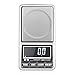 WedDecor Portable Numérique de Poche Balance, Professionnel Multifonctionnel, Dos Lit Écran LCD pour Bijoux, Céréales, Or Pesage, Pochette de Rangement, Gris - Gris, 500-0.01g