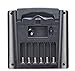 Solar AA & AAA Rechargeable Batteries Charger for 1.2V AA AAA NiMH NiCD & 9V Battery with 2Watt Solar Panel Portable Backup for 1.2V Ni-MH Ni-CD of Solar Powered Lights and Household Battery