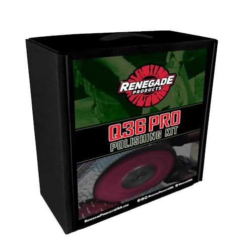 Renegade Products USA | Q36 Pro Metal Polishing Kit for Aluminum & Stainless Steel | Comprehensive Professional Grade Tools