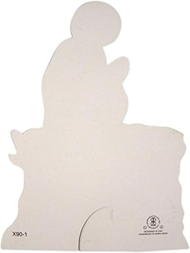 Miniatura 3 de Tarjeta de Navidad de cartulina de pie con belén de la Sagrada Familia, tarjetas de Navidad católicas, a granel, paquete de 10