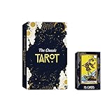 Hunnee Tarot Cards Deck with Guidebook Set for Beginners and Experts Readers, 78 Tarot Deck Cards with Booklet, Classic Traditional Tarot Deck Standard Size 4.75' x 2.75', Fortune Telling Cards Game