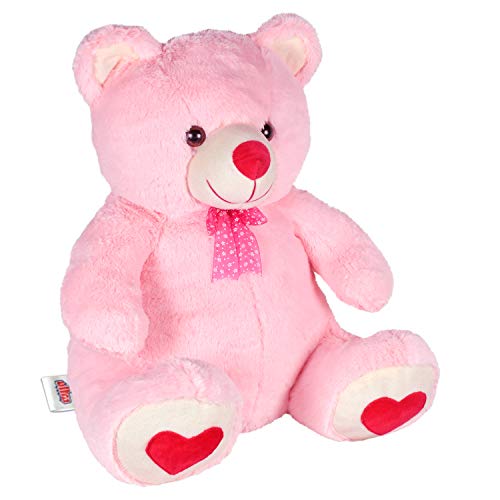 Image of Ultra 18 Inch Teddy Fully Stuffed Soft Premium Plush Toy for Kids in Pink | Snuggling and Playtime | Animal Toy | Birthday Gift | Anniversary | Christmas | Diwali | Home Decor