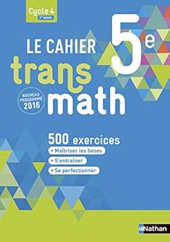 Paperback Cahier Transmath 5è 2016 - Cahier de l'élève [French] Book