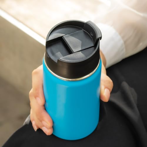 Image of Replacement Flip Lid for Hydro Flask Wide Mouth Bottles, Water Bottles Accessories for 12-64 oz 2.28 inch Wide Mouth Sport Bottles(Black 2 Pack