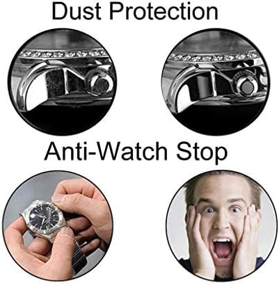 FENOKD Mechanical Watch Shaker Automatic Watch Winder Box with Quiet Motor and 4 Rotation Modes, Leather Watch Display Case Box