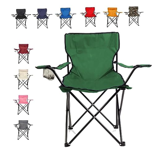 Queen Sense Sillas Plegables para Camping (Verde)