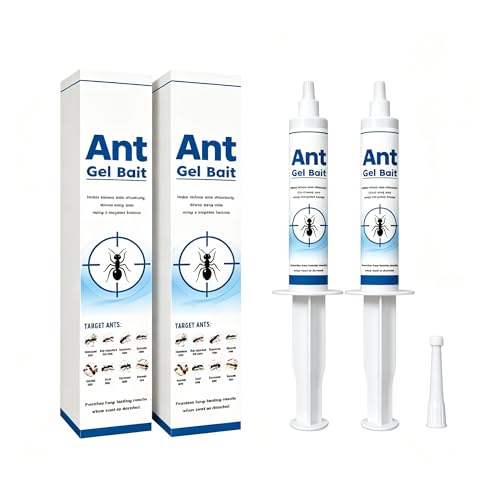 Ameisengel Köder zur kompletten Kolonienvernichtung Ant Gel Bait langanhaltender Ameisenvernichter Kind- und haustierfreundlich für Innen- und Außenbereich (2 STK)