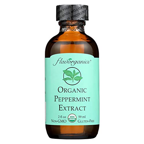 Flavorganics Organic Peppermint Extract - 2 oz - 95%+ Organic - Gluten Free - Wheat Free - Kosher Flavorganics Organic Peppermint Extract - 2 oz - 95%+ Organic - Gluten Free - Wheat Free - Kosher