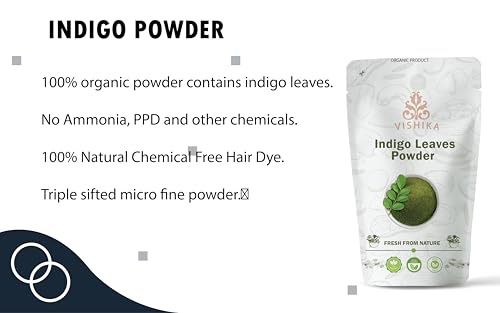 Polvo índigo 100% puro para cabello, 250 gramos miniatura 4