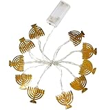 Guirlandes lumineuses LED – utilisables pour , les mariages juifs, les synagogues, , les anniversaires, les fêtes et autres célébrations ; menorahs LED pour