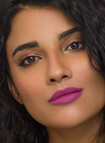 Image of SUGAR Cosmetics Mettle Matte Liquid Lipstick For Women | Highly Pigmented | Transferproof & Long Lasting |7Ml - 01 Lyra (Cool Toned Plum)