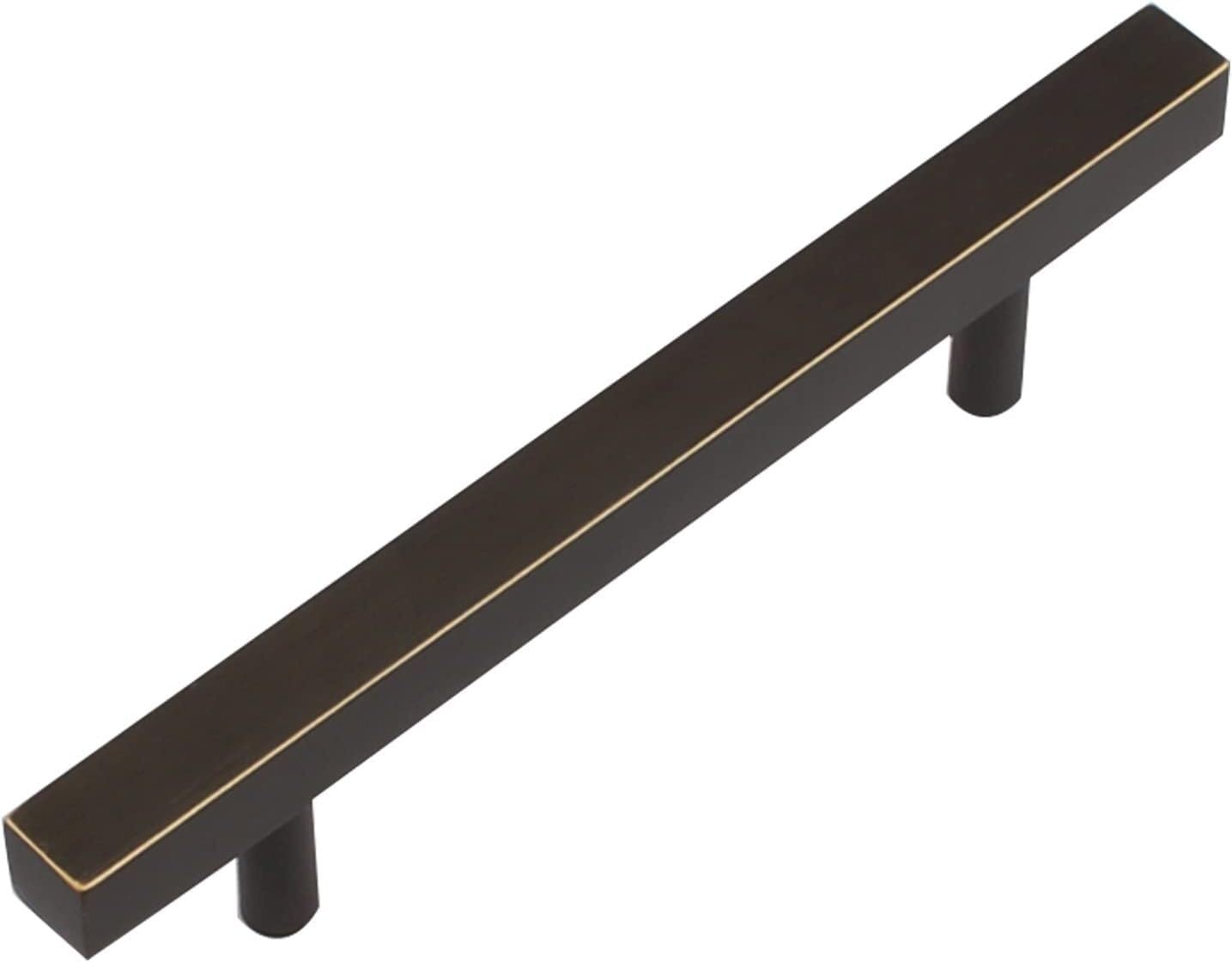 PAQWTYB Pulls, Cabinet Handles,Bow Pulls BrownDresser, Solid Brass Knobs