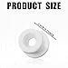 QQWD 2PCS Automatic Transmission Shifter Cable Bushing Kit for Ford DG9Z-7K340-A Gear Shift Linkage Cable End Connector Lever Fix Repair Bushing Kit Replacement for Ford Edge Endura 2013-2018(White)