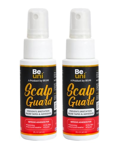 Image of Scalp Guard Protector Spray For Hair Wig And Patches Prevents Irritation From Tape And Adhesive Anti Bacterial Anti Itching Formula Improves Adhesion Pack Of 2