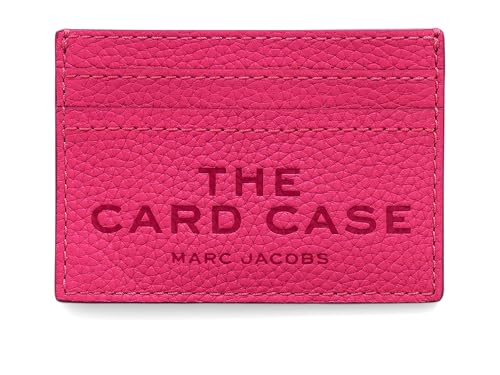 Marc Jacobs Womens The Leather Card Case Raspberry Pink One Size