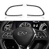 Car Sticker Carbon Fiber Interior Trim Cover for Infiniti Q50 2018-2024 QX50 2019-2024 Q60 2017-2022 Decal Accessories