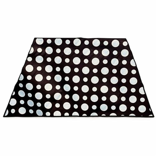 Image of Waterproof Bed Server Mat /Food Mat /Bedsheet Protector | Reversible | 2-Layer Heavy Material | Multi-Purpose Place Mat (Colour & Print May Vary) (polka-12)