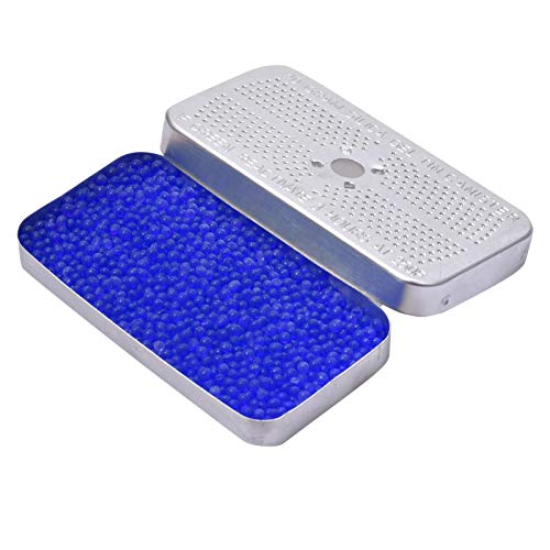 Deshumidificador de coche de gel de sílice, bidones desecantes indicadores reutilizables, evita la condensación y el moho, para alimentos, cámaras, cajas fuertes, armarios de cocina, armarios