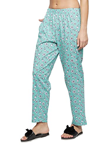 Image of B STORIES Women's Pyjama Pants - Relaxed Fit Nightwear Bottoms | Soft Pyjamas with Pockets | Breathable & Comfortable Sleepwear for Women (S-2XL)