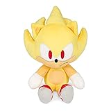 Kidrobot Sonic The Hedgehog Super Sonic 7.5 Inch Phunny Plush