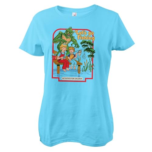 T-Shirt Femmes Let's Go Fishing Steven Rhodes pour vos sorties