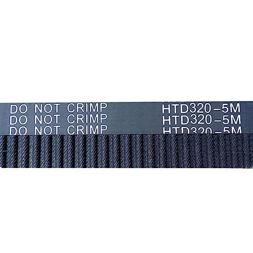 2 Pz/confezione htd 5m，Cinghia htd 5M 320 12mm ，
