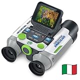 VTech Interactive Video Binoculars for Kids with 6 Game Modes, LCD Colour Screen, Over 700 Built-in BBC Content, Night Vision, Italian Language, Batteries Included, 5-12 Years
