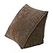Oreiller Triangle arrière, Oreiller cale de Support de lit, Coussin de Repos arrière canapé Chaise de Bureau Jeter Oreiller de canapé pour Adultes Enfants (Café)