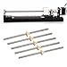Essential 5 Pcs T8 Guide Screw Kit - Optimize Your 3D Printer and Industrial Machinery with 200mm Linear Motion Screw Rods and Brass Nuts