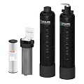Aquasure Serene Lite 800K Gallons Whole House Salt-Free Water Conditioner/Descaler Bundle with Pleated Sediment Filter and GAC/KDF55 Treatment System for 1-3 Bathrooms | Removes 99% of Contaminants