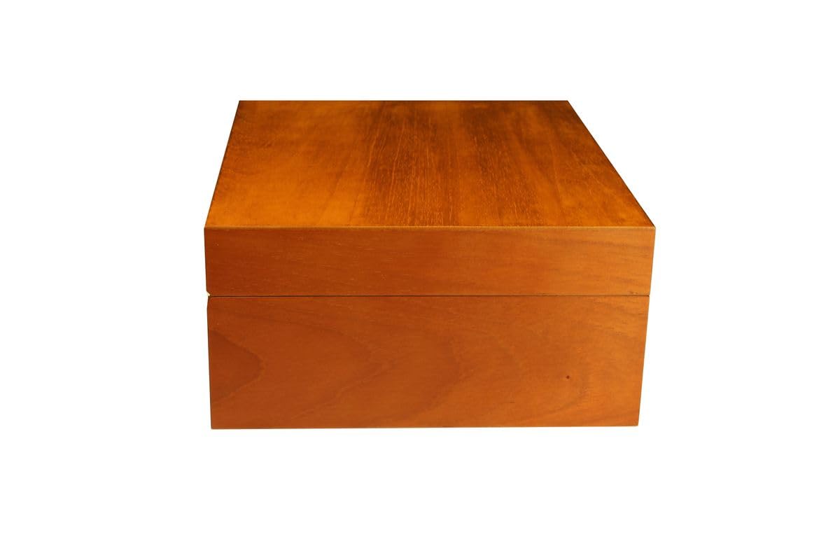 adorini Humidor Cedro - Deluxe | bordée de placage de Bois de cèdre pour Les Conditions de Stockage et de Maturation idéale des cigares, jusqu'à 75 cigares - Brun Clair -