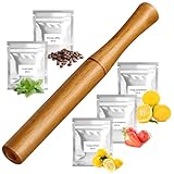 Upgraded Wooden Inhaler with All-Natural Herbal Extracts | Improves Breathing & Freshens Breath | Replaces Oral Habits for Fresh Air & Relaxation-EE01