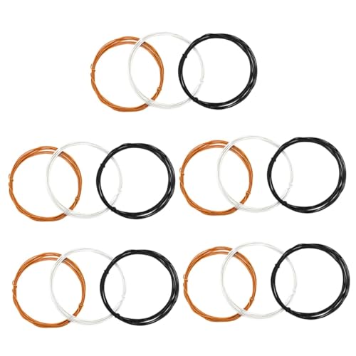 Accessoires de réparation de guitares câbles pushback HEMOTON 15pcs